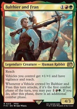 Balthier e Fran - Magic: The Gathering - FINAL FANTASY (Rare) [FIN-213]