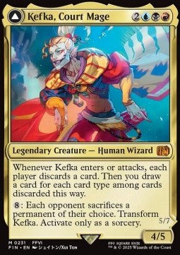 Kefka, Court Mage // Kefka, Ruler of Ruin - Magic: The Gathering - FINAL FANTASY (Mythic) [FIN-231]