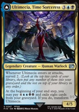 Ultimecia, Time Sorceress // Ultimecia, Omnipotent - Magic: The Gathering - FINAL FANTASY (Uncommon) [FIN-247]