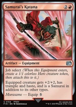 Katana del Samurai - Magic: The Gathering - FINAL FANTASY (Uncommon) [FIN-154]