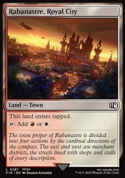 Rabanastre, Città Reale - Magic: The Gathering - FINAL FANTASY (Land) [FIN-287]