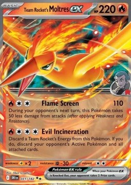 Moltres ex del Team Rocket - Rivali Predestinati (Double Rare) [DRI-031]