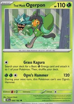 Ogerpon Maschera Turchese - Rivali Predestinati (Uncommon) [DRI-026]