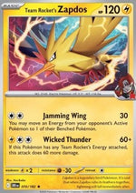 Zapdos del Team Rocket - Rivali Predestinati (Rare) [DRI-070]