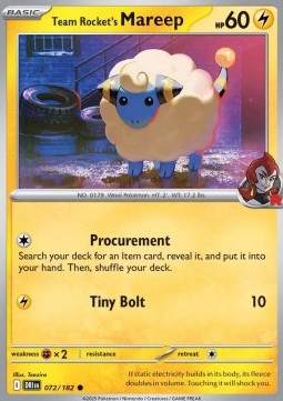 Mareep del Team Rocket - Rivali Predestinati (Common) [DRI-072]