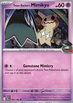 Mimikyu del Team Rocket - Rivali Predestinati (Uncommon) [DRI-087]