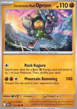 Ogerpon Maschera Fondamenta - Rivali Predestinati (Uncommon) [DRI-111]