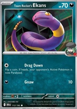 Ekans del Team Rocket - Rivali Predestinati (Common) [DRI-112]