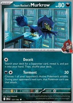Murkrow del Team Rocket - Rivali Predestinati (Uncommon) [DRI-127]
