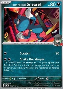 Sneasel del Team Rocket - Rivali Predestinati (Rare) [DRI-128]
