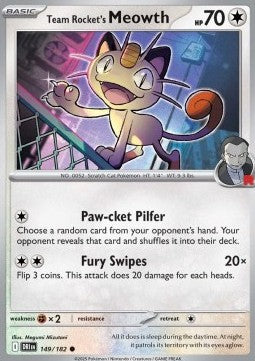 Meowth del Team Rocket - Rivali Predestinati (Common) [DRI-149]