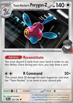 Porygon-Z del Team Rocket - Rivali Predestinati (Uncommon) [DRI-155]