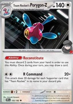 Porygon-Z del Team Rocket - Rivali Predestinati (Uncommon) [DRI-155]