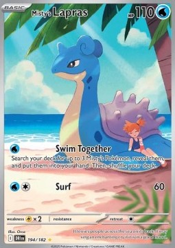 Lapras di Misty - Rivali Predestinati (Illustration Rare) [DRI-194]