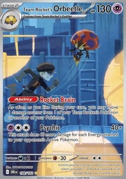 Orbeetle del Team Rocket - Rivali Predestinati (Illustration Rare) [DRI-198]