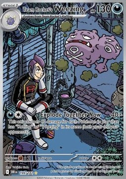 Weezing del Team Rocket - Rivali Predestinati (Illustration Rare) [DRI-199]