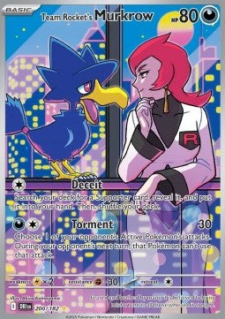 Murkrow del Team Rocket - Rivali Predestinati (Illustration Rare) [DRI-200]