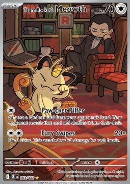 Meowth del Team Rocket - Rivali Predestinati (Illustration Rare) [DRI-203]