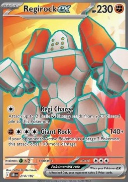 Regirock ex - Rivali Predestinati (Ultra Rare) [DRI-214]