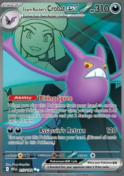Crobat ex del Team Rocket - Rivali Predestinati (Ultra Rare) [DRI-217]