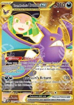 Crobat ex del Team Rocket - Rivali Predestinati (Secret Rare) [DRI-242]