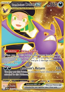 Crobat ex del Team Rocket - Rivali Predestinati (Secret Rare) [DRI-242]