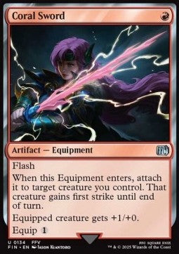 Spada di Corallo - Magic: The Gathering - FINAL FANTASY (Uncommon) [FIN-134]