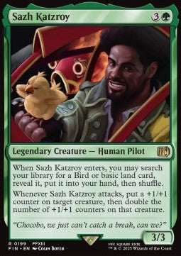 Sazh Katzroy - Magic: The Gathering - FINAL FANTASY (Rare) [FIN-199]