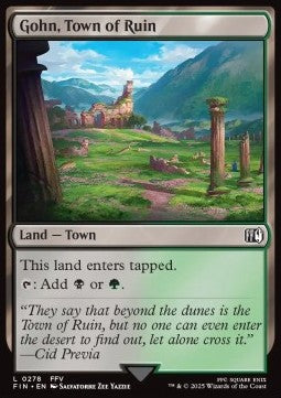 Gohn, Città delle Rovine - Magic: The Gathering - FINAL FANTASY (Land) [FIN-278]