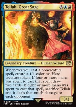 Tellah, Grande Saggio - Magic: The Gathering - FINAL FANTASY (Rare) [FIN-244]