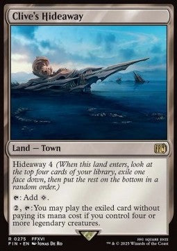 Rifugio di Clive - Magic: The Gathering - FINAL FANTASY (Rare) [FIN-275]