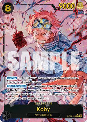 Koby (OP11-119) - A Fist of Divine Speed (Alternate Art) [OP11-119]