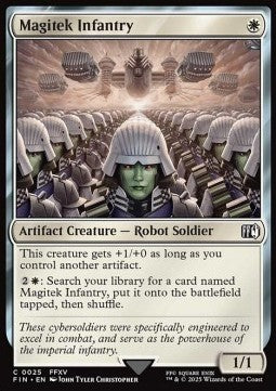Fanteria Magitek - Magic: The Gathering - FINAL FANTASY (Common) [FIN-25]