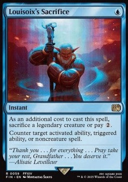 Sacrificio di Louisoix - Magic: The Gathering - FINAL FANTASY (Rare) [FIN-59]