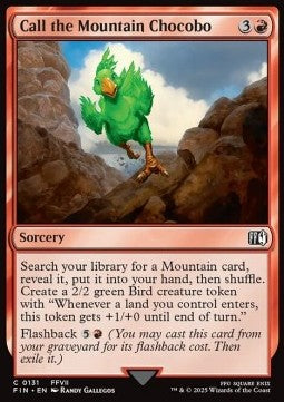 Richiamo del Chocobo Montano - Magic: The Gathering - FINAL FANTASY (Common) [FIN-131]