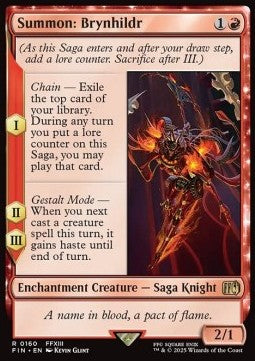 Invocazione: Brunilde - Magic: The Gathering - FINAL FANTASY (Rare) [FIN-160]