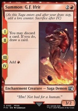 Invocazione: G. F. Ifrit - Magic: The Gathering - FINAL FANTASY (Common) [FIN-163]