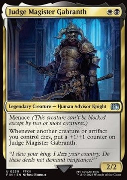 Giudice Magister Gabranth - Magic: The Gathering - FINAL FANTASY (Uncommon) [FIN-230]