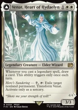 Venat, Heart of Hydaelyn // Hydaelyn, the Mothercrystal - Magic: The Gathering - FINAL FANTASY (Rare) [FIN-39]
