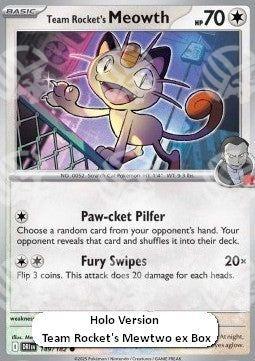 Meowth del Team Rocket - Rivali Predestinati: Supplementi (Promo) [xDRI-149]