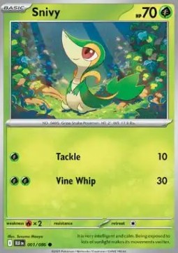 Snivy - Luce Nera (Common) [BLK-001]