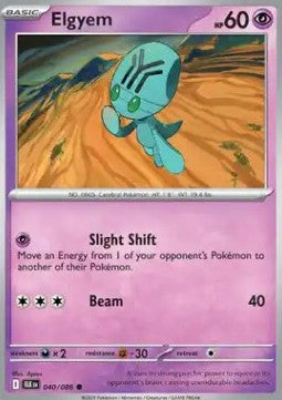 Elgyem - Luce Nera (Common) [BLK-040]