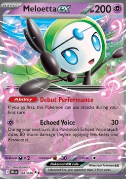 Meloetta ex - Luce Nera (Double Rare) [BLK-044]