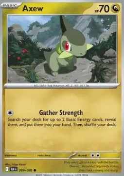 Axew - Luce Nera (Common) [BLK-068]