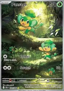 Pansage - Luce Nera (Illustration Rare) [BLK-089]