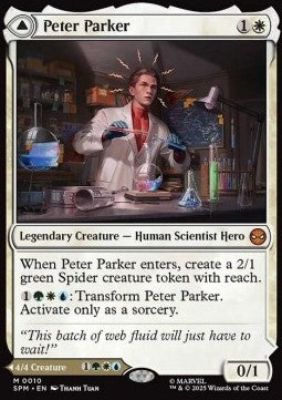 Peter Parker // Amazing Spider-Man - Magic: The Gathering | Marvel's Spider-Man (Mythic) [SPM-10]