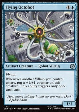 Flying Octobot - Magic: The Gathering | Marvel's Spider-Man (Uncommon) [SPM-31]