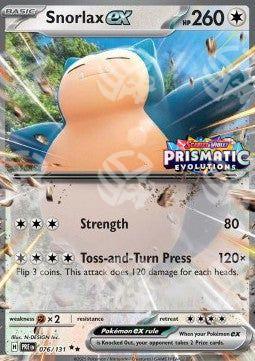 Snorlax ex - Evoluzioni Prismatiche: Supplementi (Promo) [xPRE-076]