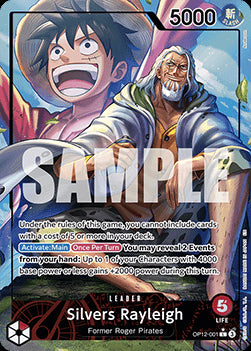 Silvers Rayleigh (OP12-001) - Legacy of the Master (Alternate Art) [OP12-001]