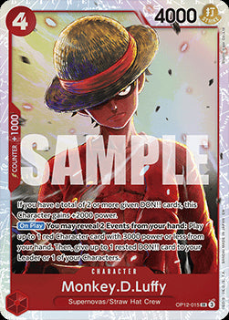 Monkey.D.Luffy (OP12-015) - Legacy of the Master (Super Rare) [OP12-015]